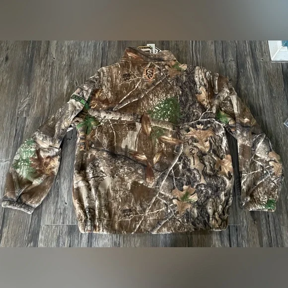 NWT Drake Non-Typical Windproof Silencer Fleece Jacket Realtree Camo 2XL - Picture 13 of 15